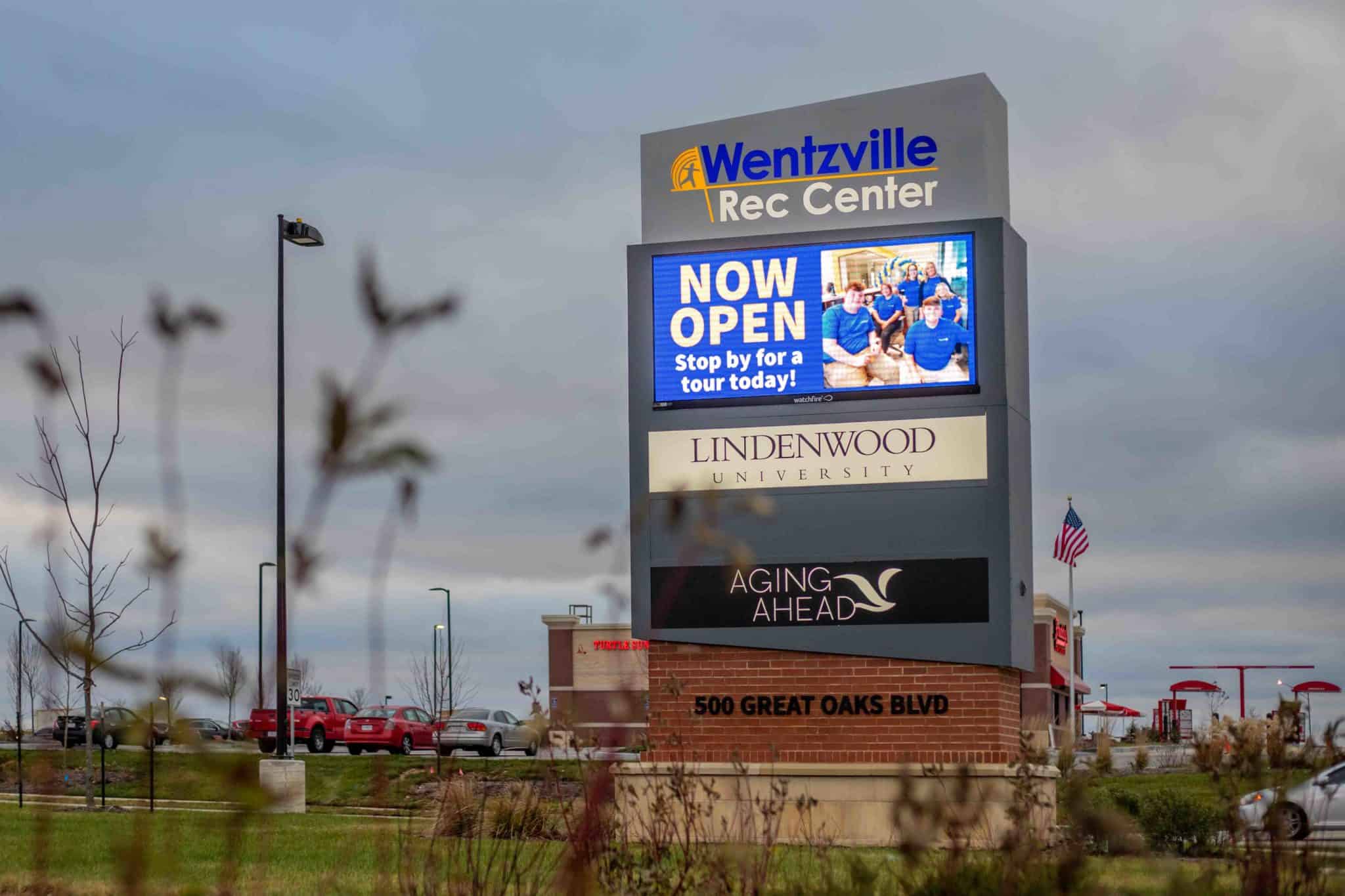 Wentzville Rec Center Exterior Signs Engraphix Architectural Signage